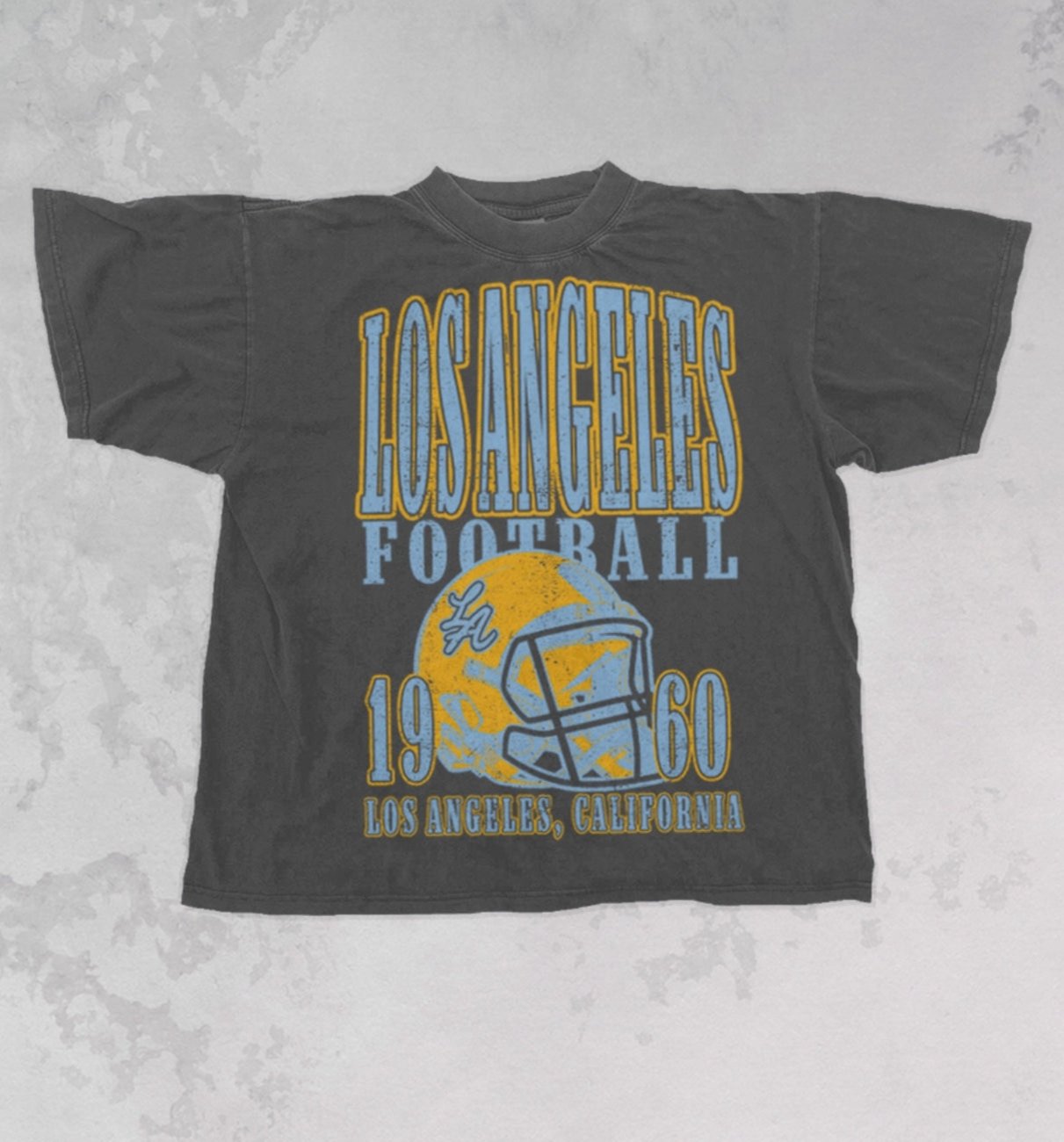 Vintage LA Football Oversized Tee